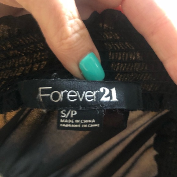 Beautiful black blouse. See-through - Picture 5 of 5